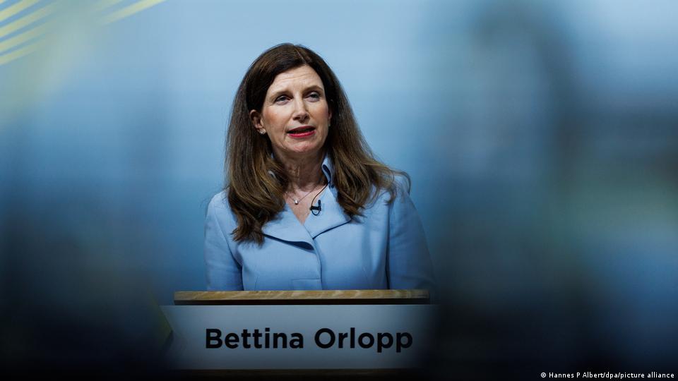 Commerzbank-Chefin Bettina Orlopp im Februar 2026