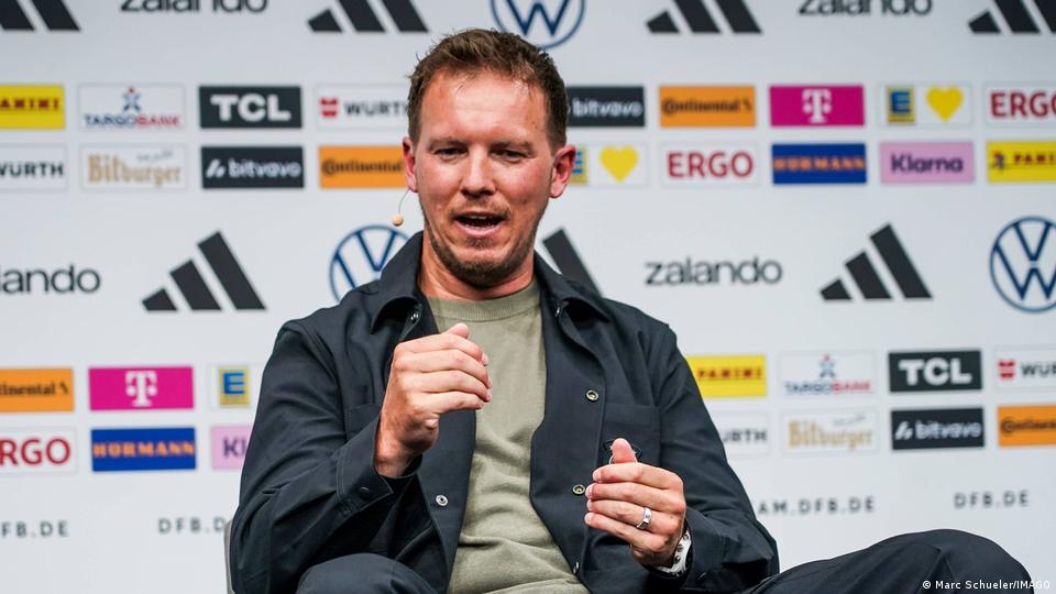 Deutschland Frankfurt 2026 | Julian Nagelsmann spricht während einer Pressekonferenz