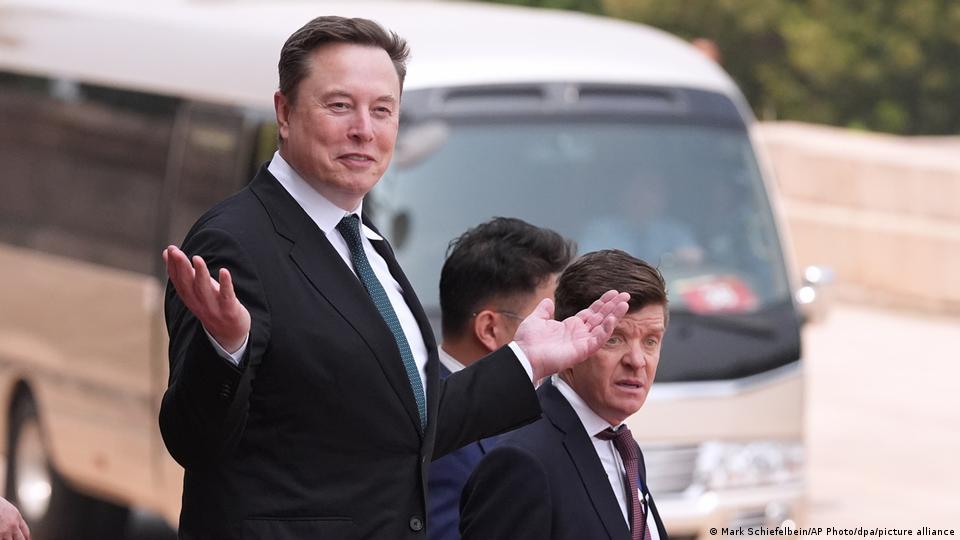 Elon Musk in Peking am 14. Mai 2026