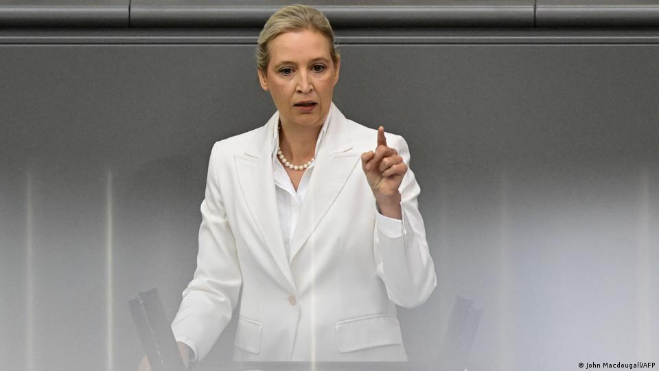 Alice Weidel spricht am 9. September im Bundestag