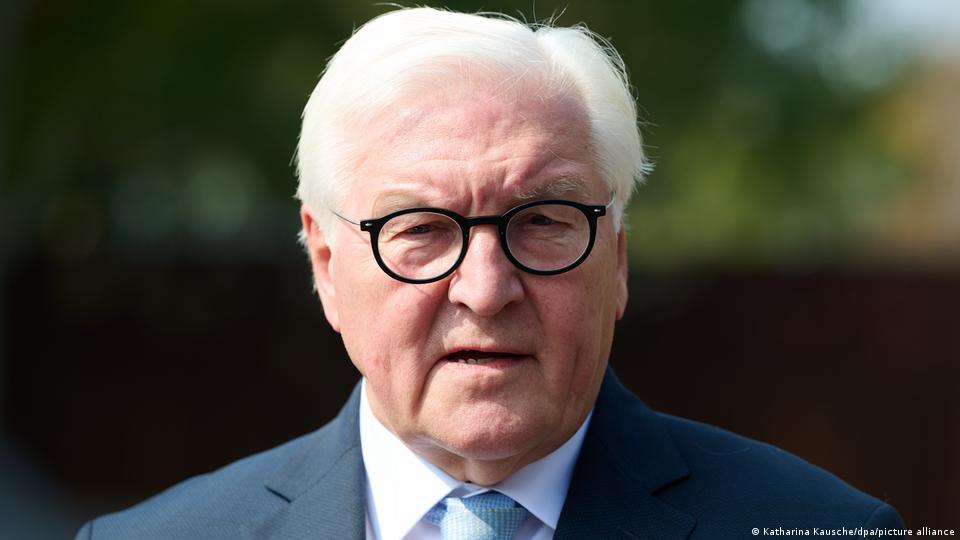 Frank-Walter Steinmeier im Stadtpark Luogang