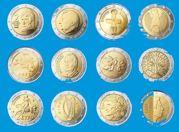 2-Euro-Stücke, die ältesten