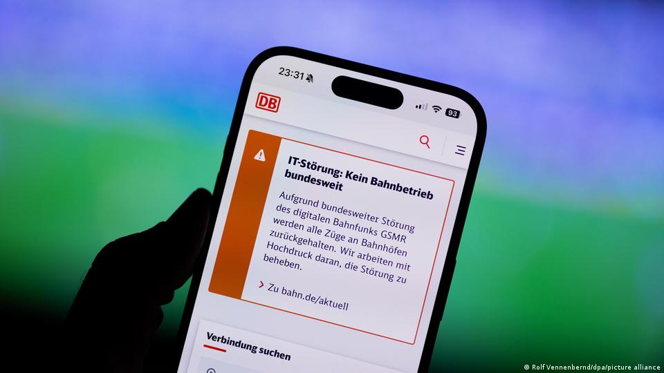 Die Deutsche Bahn informiert über bundesweit eingestellte Züge