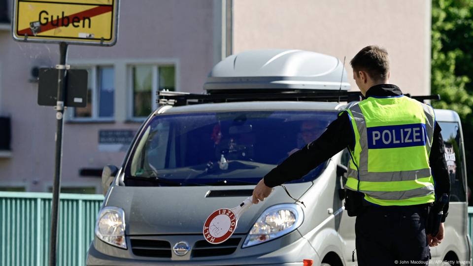 Ein deutscher Bundespolizei