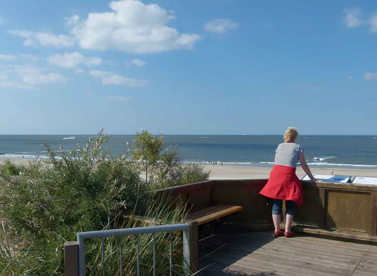 Baltrum - Ausblick zum Strand - Foto von www.ostfriesland.travel 