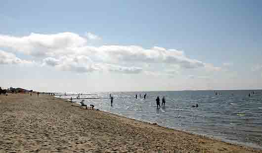 Cuxhaven: beliebter Strand