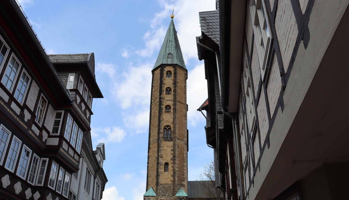 Goslar - Altstadt mit Kirchturm - Foto von Michael Weber