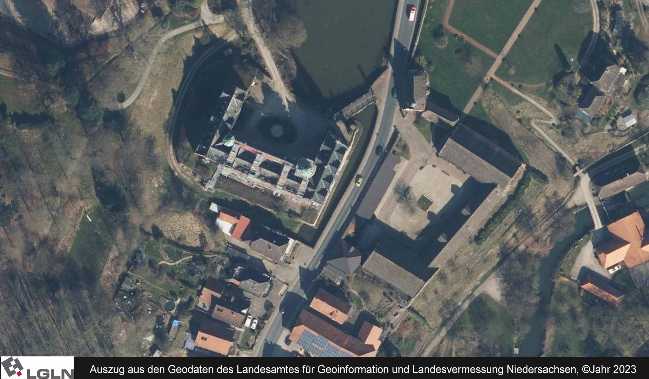 Hämelschenburg - Luftbild