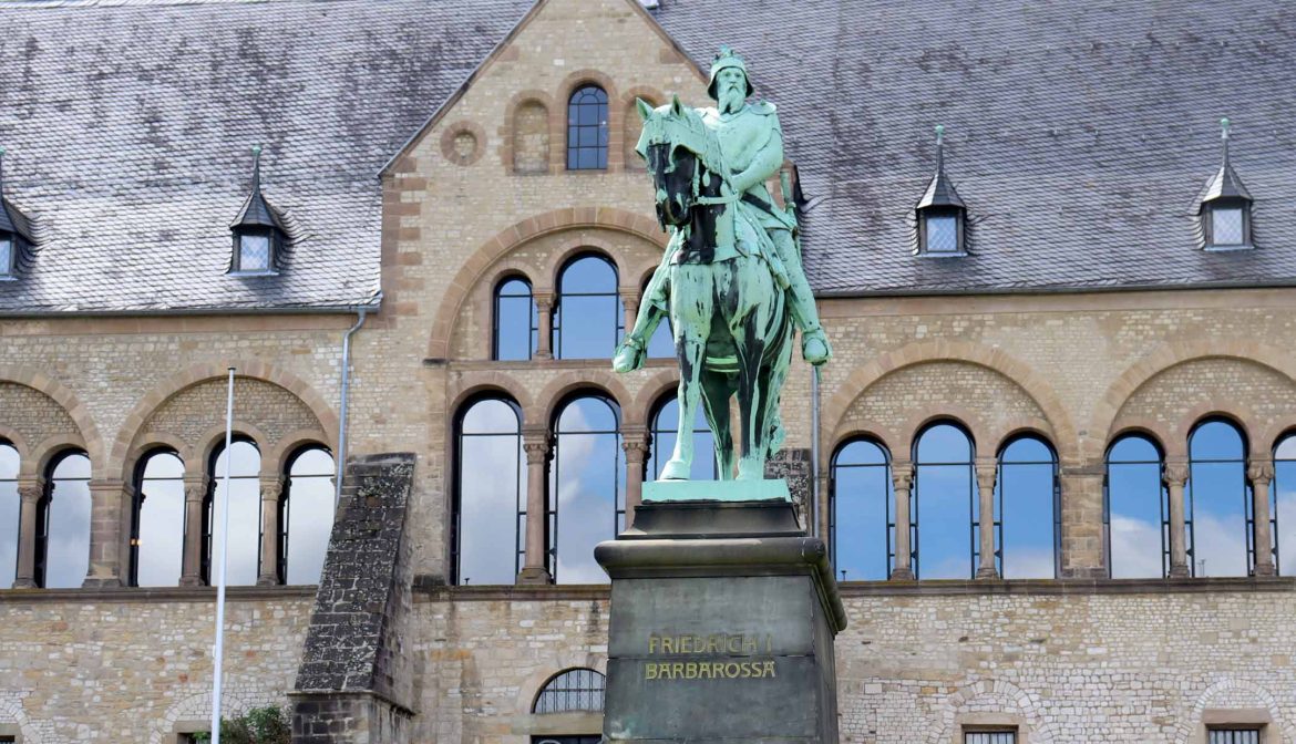 Kaiserpfalz in Goslar - Friedrich Barbarossa - Foto von Michael Weber