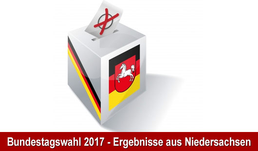 Bundestagswahl 2017 - Ergebnisse aus Niedersachsen