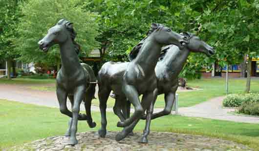 Pferdestatue in Aurich
