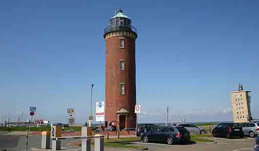 Sehenswürdigkeit in Cuxhaven - der Hamburger Leuchtturm