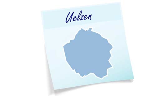 Landkreis Uelzen - Umriss