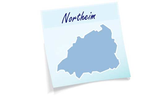 Landkreis Northeim - Umrisse des Gebietes