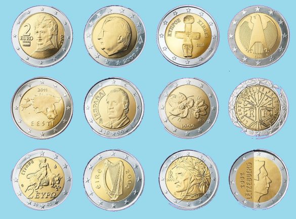 seltene 2-Euro-Münzen