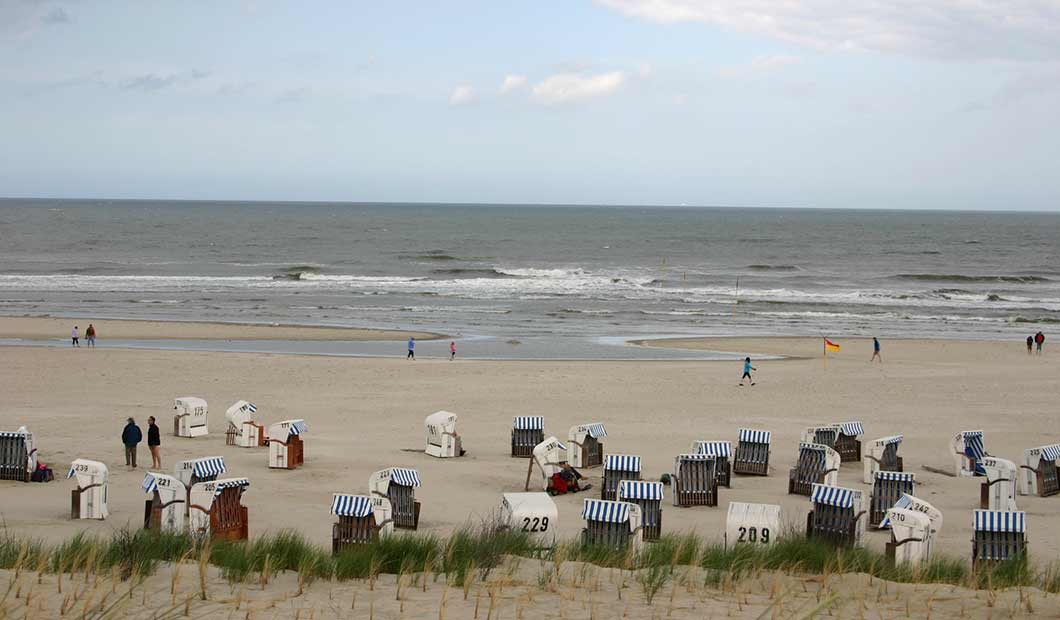 Spiekeroog - Strand bietet genug Platz