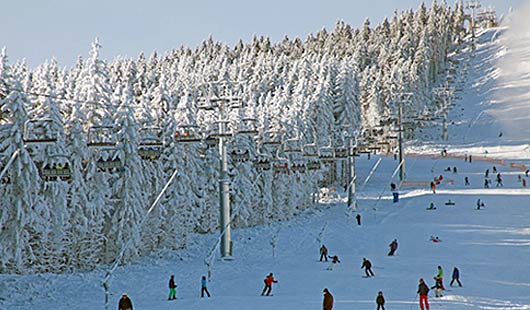 Aktuelle Wintersportbedingungen im Harz - offizielles Foto vom Wurmberg